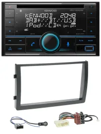 Автомагнитола Kenwood 2DIN CD DAB USB MP3 Bluetooth для Nissan Altima L31 (2005–2006)
