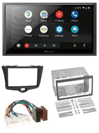 Автомагнитола для Toyota Yaris (2003–2005) Pioneer 2DIN, DAB, USB, Bluetooth