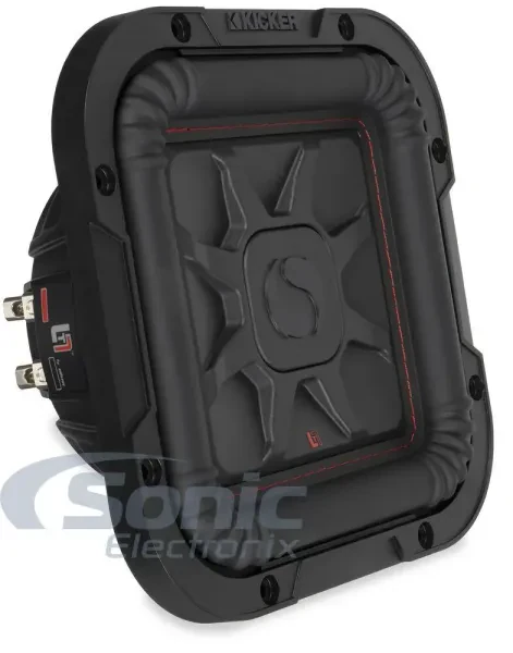 Kicker L7T84 L7T Series 350W RMS 8” 4 Ohm Square Car Audio Subwoofer
