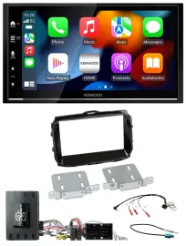 Kenwood DAB USB Bluetooth 2DIN Lenkrad Autoradio für Alfa Giulietta 14-21 Infoad