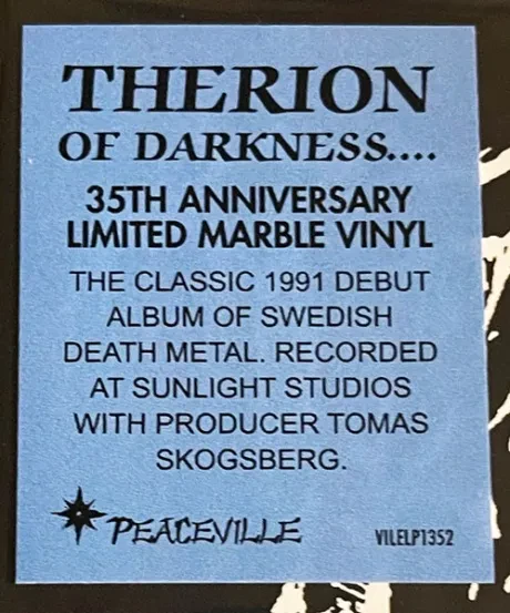 Виниловая пластинка Therion – Of Darkness