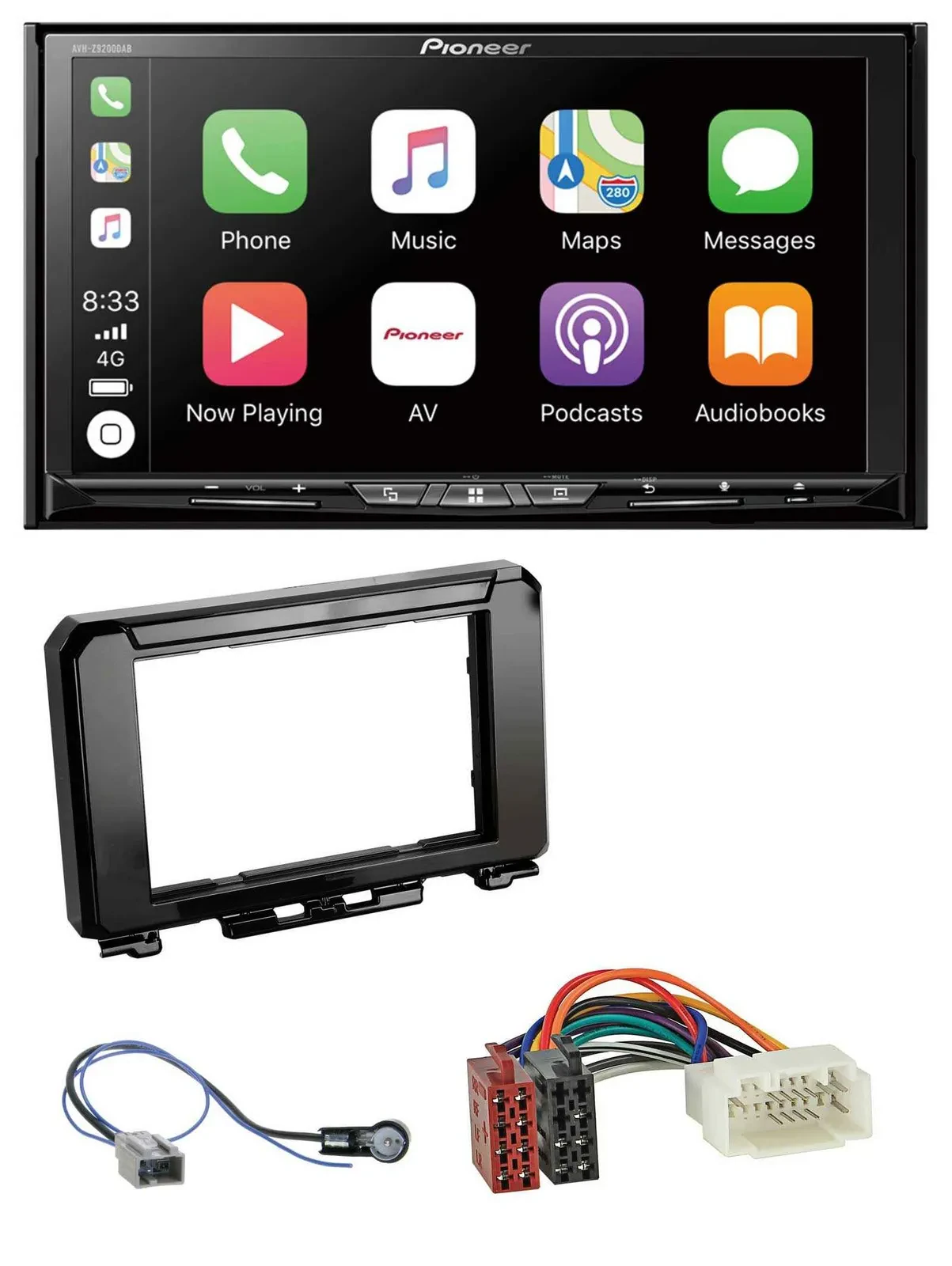 Автомагнитола для Suzuki Jimny GJ (с 2018) Pioneer 2DIN MP3 USB DAB DVD Bluetooth