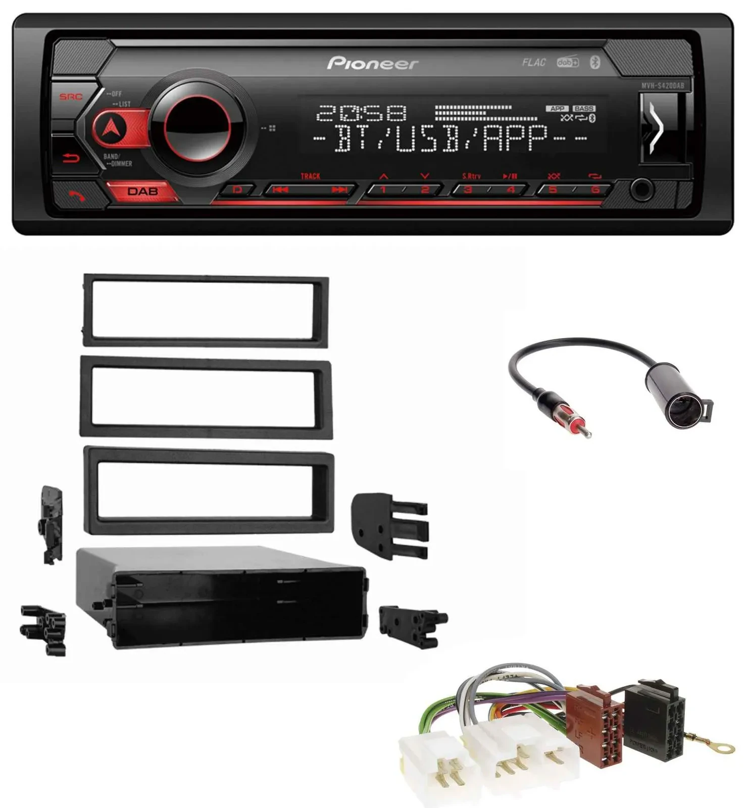 Pioneer MP3 USB DAB Bluetooth Autoradio für Nissan 200 SX 1994-1998 240 SX 1995-
