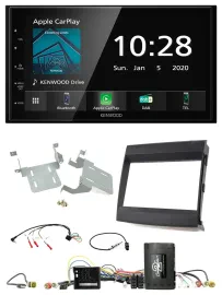 Kenwood Bluetooth Lenkrad DAB USB 2DIN Autoradio für Porsche Cayenne 11-16 Infoa