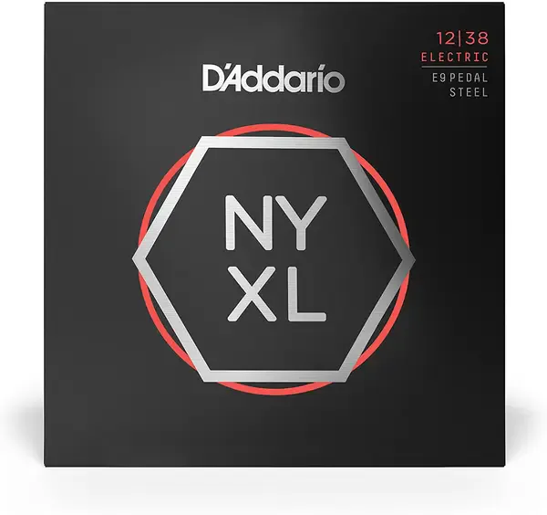 Струны для слайд-гитары D'Addario NYXL1238PS Custom Medium E9 Pedal Steel 12-38