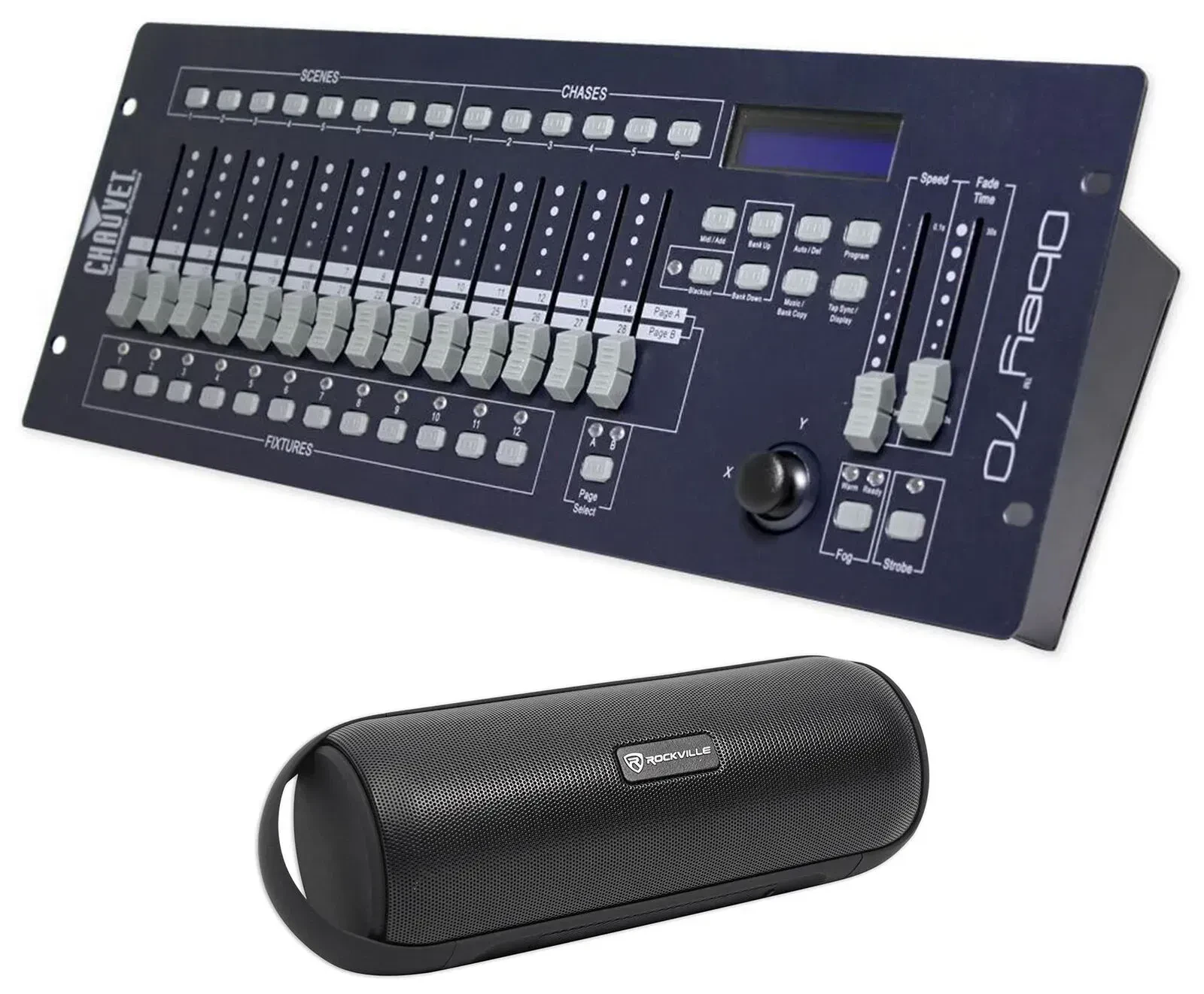 DMX-пульт Chauvet DJ OBEY70 с Bluetooth-колонкой