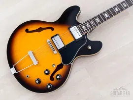 1978 Gibson ES-335 Vintage Semi-Hollow Guitar Sunburst w/ Tarbacks, Coil Tap
