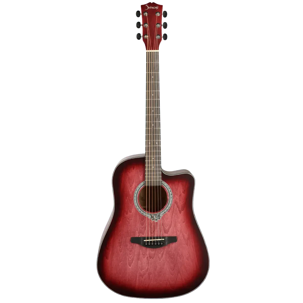 Акустическая гитара Shinobi B-11 Dreadnought Red