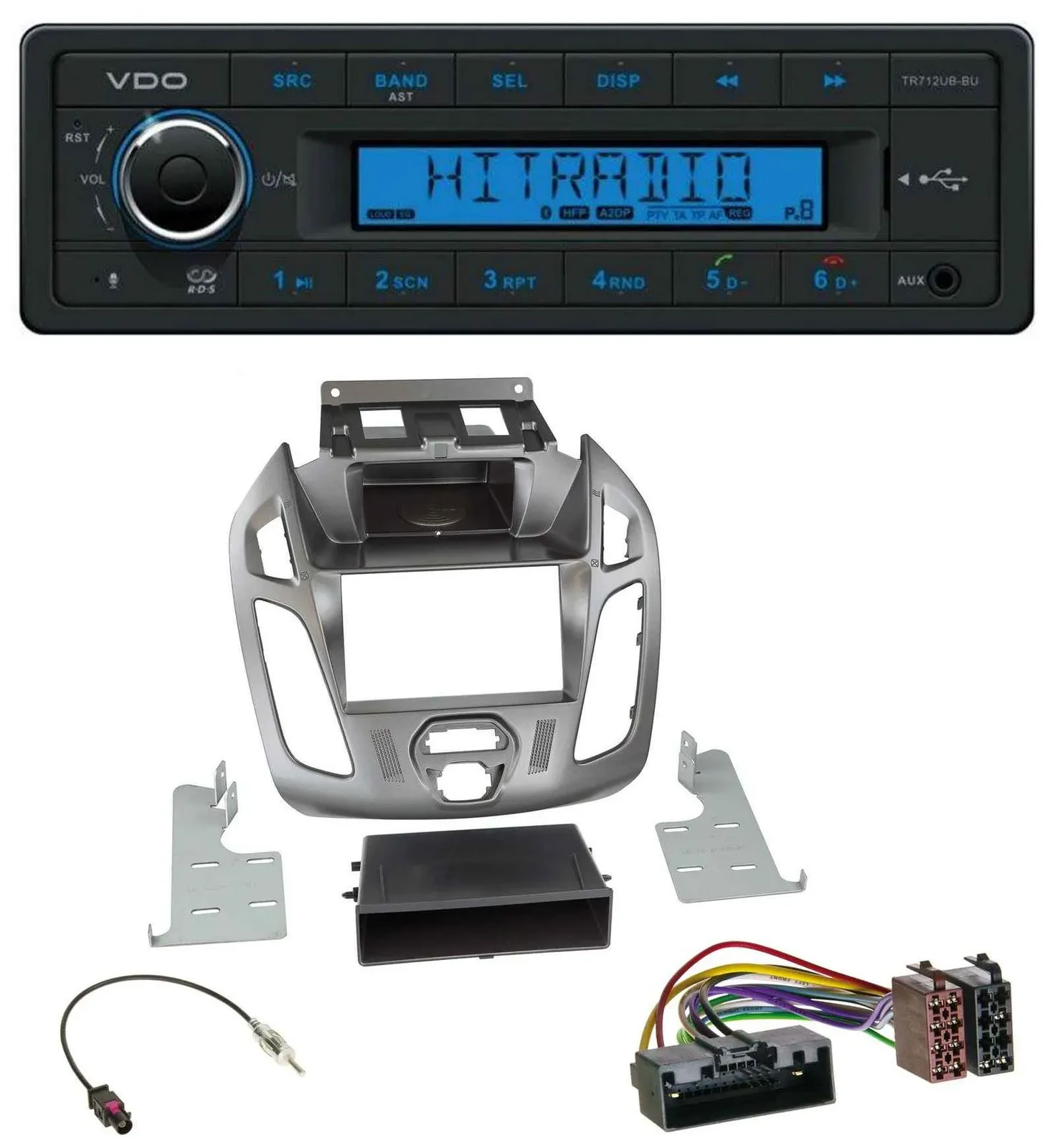 VDO Bluetooth AUX USB MP3 Autoradio für Ford Connect Transit 2012-2018 ohne Disp