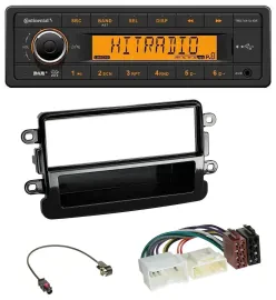Continental 1DIN DAB MP3 AUX USB Autoradio für Dacia Lodgy Dokker Duster Sandero