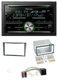 Pioneer Bluetooth MP3 DAB 2DIN USB CD Autoradio für Opel Corsa C ISO 2000-2004 a