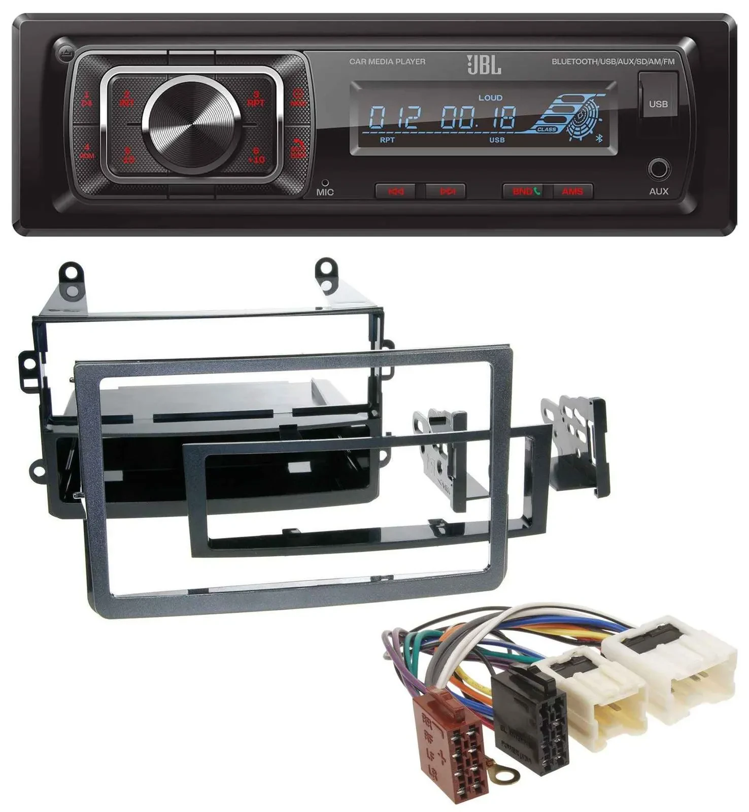 Автомагнитола для Nissan 350Z (с 2006) JBL SD/AUX/USB/MP3, Bluetooth