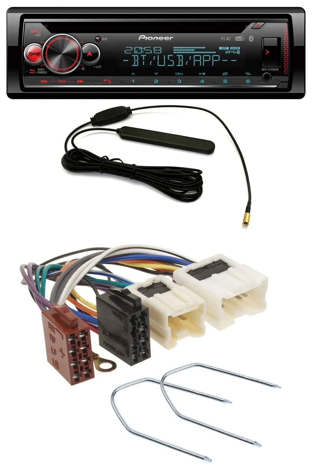 Pioneer USB DAB MP3 Bluetooth CD Autoradio für Nissan Pathfinder 96-03 Quest 93-