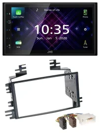 JVC DAB 2DIN MP3 Bluetooth USB Autoradio für Kia Rio Rio5 Sportage Hyundai Accen