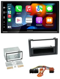 Kenwood DAB USB Bluetooth 2DIN MP3 Autoradio für Saab 9.3 Ys3F 2007-2012