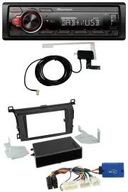 Автомагнитола для Toyota RAV4 Pioneer 1 DIN, MP3, DAB, USB, AUX (с 2013)
