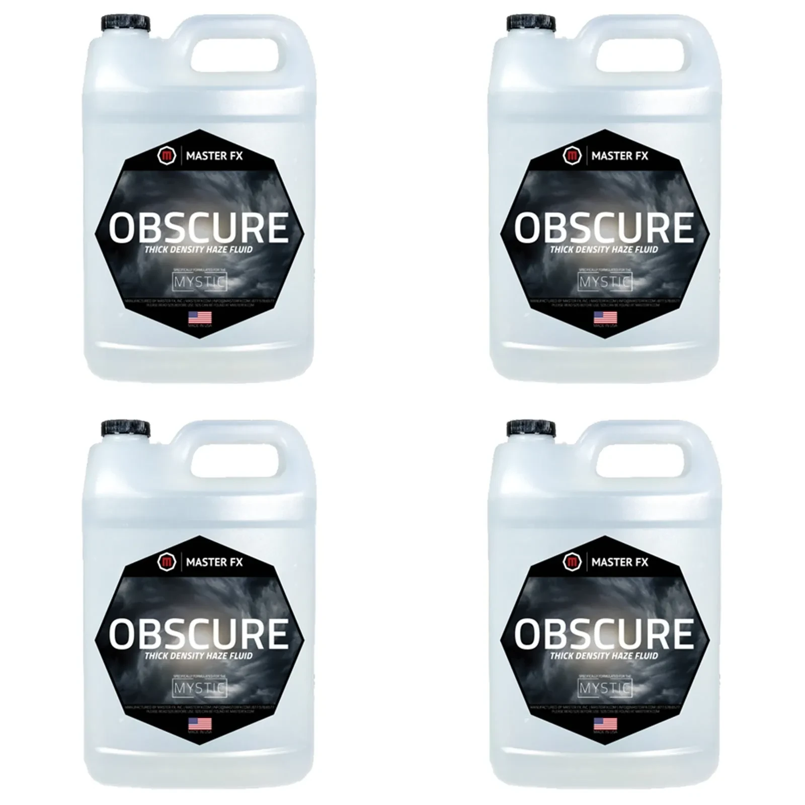 Master FX HF-MO-4 Obscure DJ Club Thick Haze Machine Fluid 4 Gallons