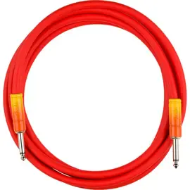 Инструментальный кабель Fender 10' Ombre Series Instrument Cable, Straight/Straight, Tequila Sunrise