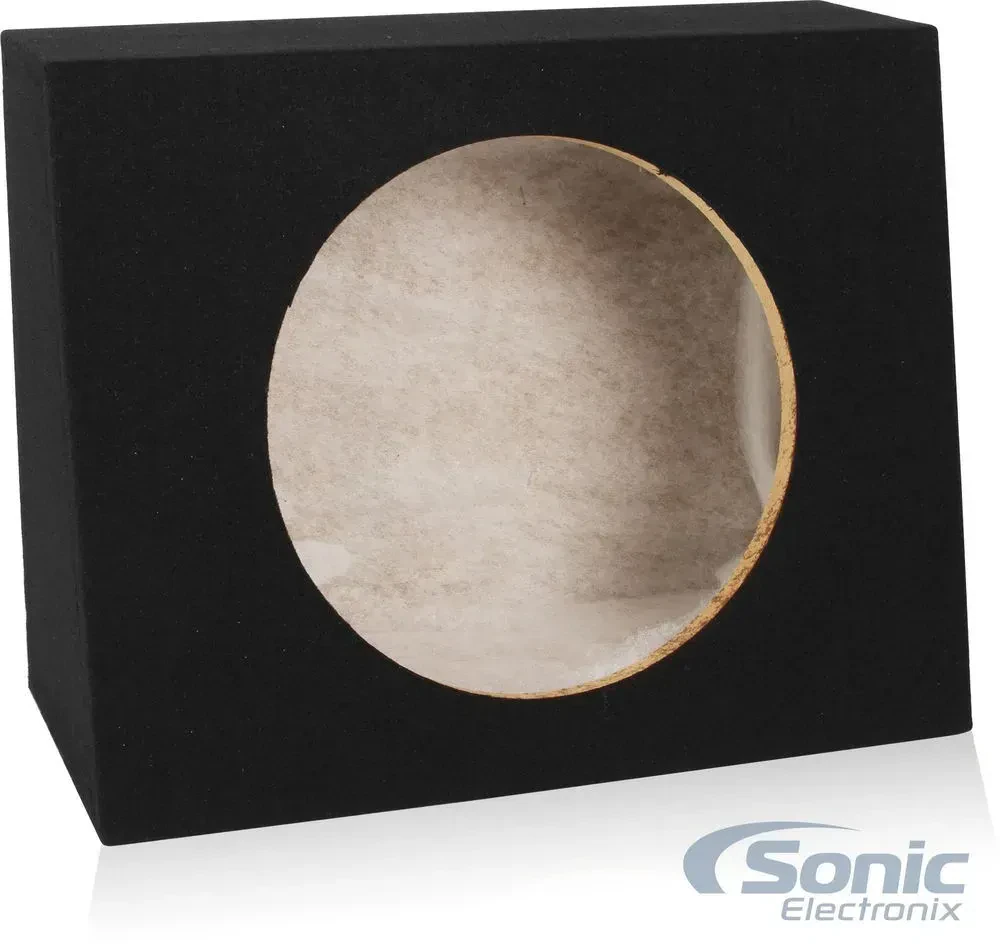 Single 12" Subwoofer Angled Truck or Car Hatchback Box Enclosures