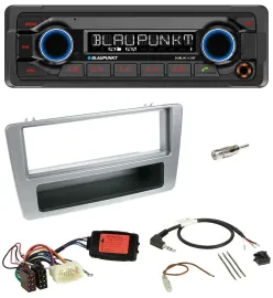 Blaupunkt MP3 Bluetooth USB Lenkrad Autoradio für Honda Civic 2001-2003 silber