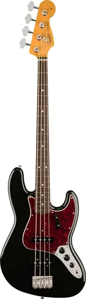 Бас-гитара Fender Vintera II '60s Jazz Bass Guitar, Black w/ Deluxe Gig Bag