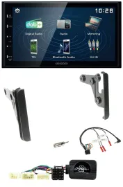Kenwood 2DIN Bluetooth Lenkrad USB DAB Autoradio für Toyota Yaris 2007-2010
