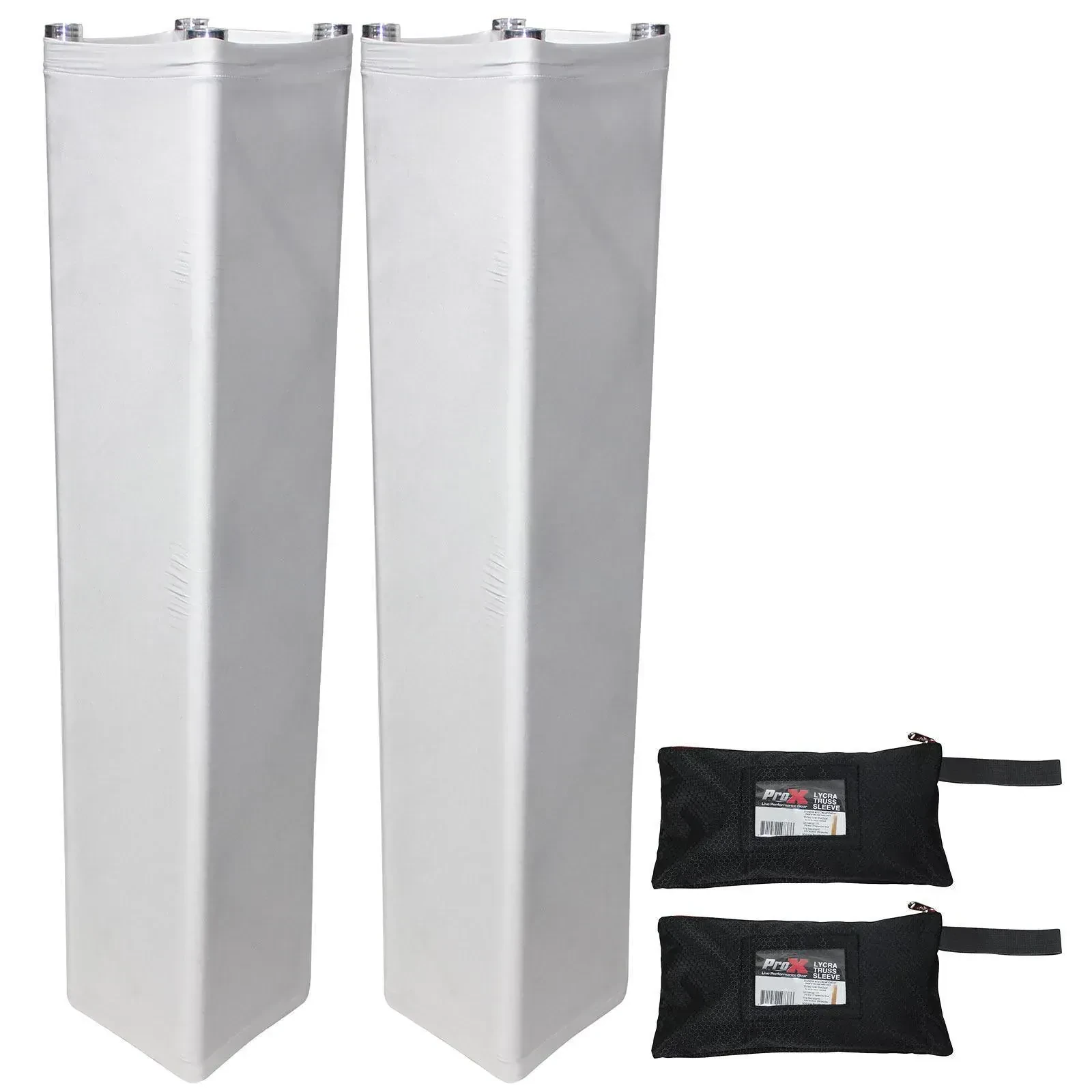 Чехол для светового оборудования ProX XTC-SQ820TS-2PK 8.2 ft, белый, лайкра (набор, 2 шт)