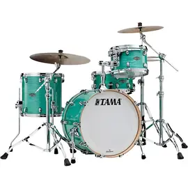 Ударная установка акустическая TAMA Starclassic Walnut/Birch 3-Piece Shell Pack w/20" Bass Surf Green Silk