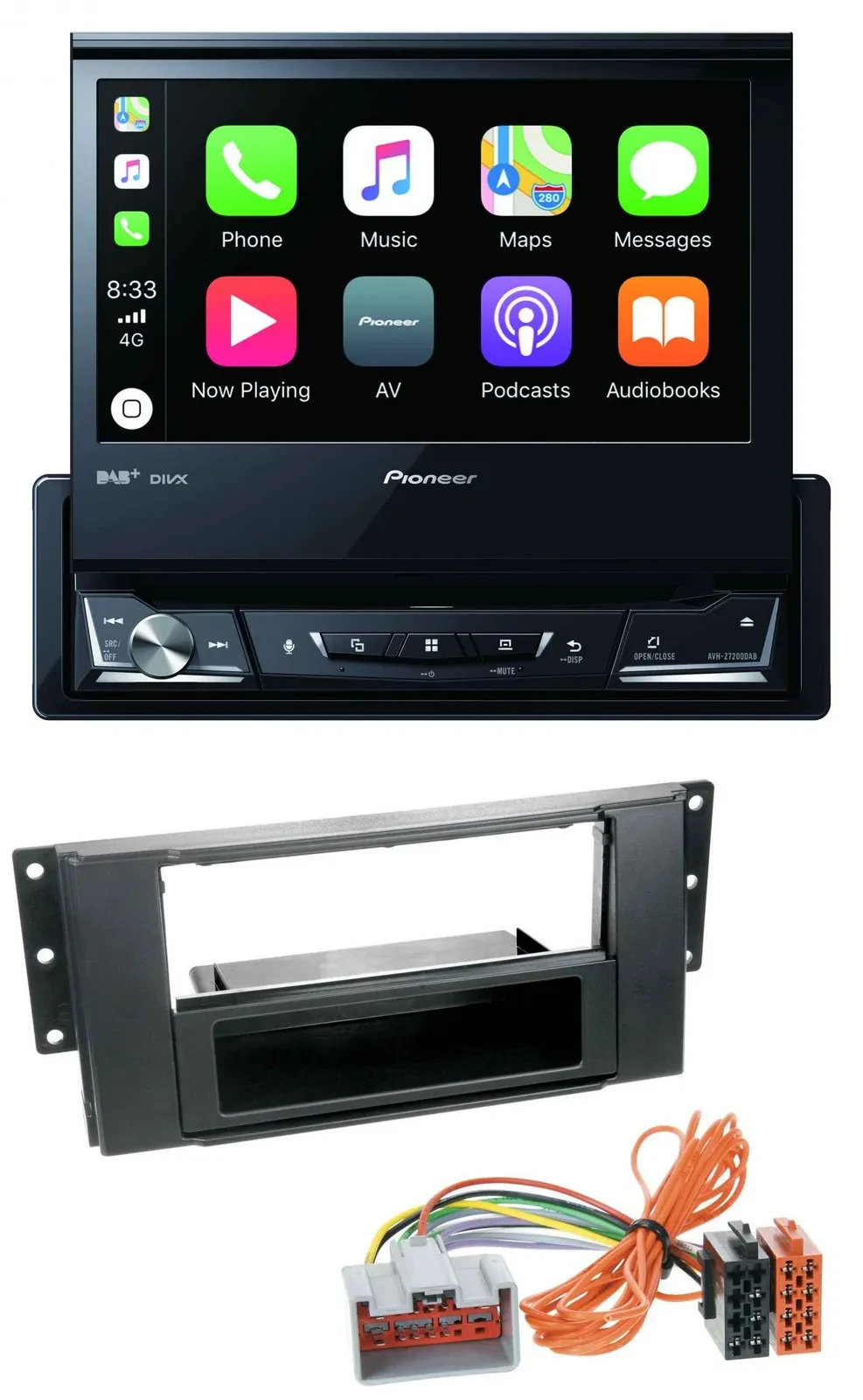 Pioneer DVD Bluetooth DAB USB MP3 Autoradio für Land Rover Freelander 2011-2012