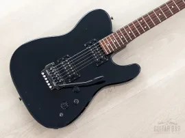 1984 Fender Boxer Series Telecaster TL555 HH Vintage Guitar Black, Japan MIJ