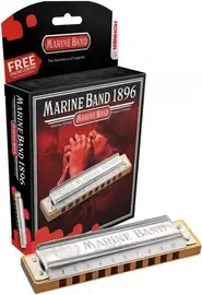 Губная гармошка диатоническая HOHNER Marine Band 1896/20 C nat minor