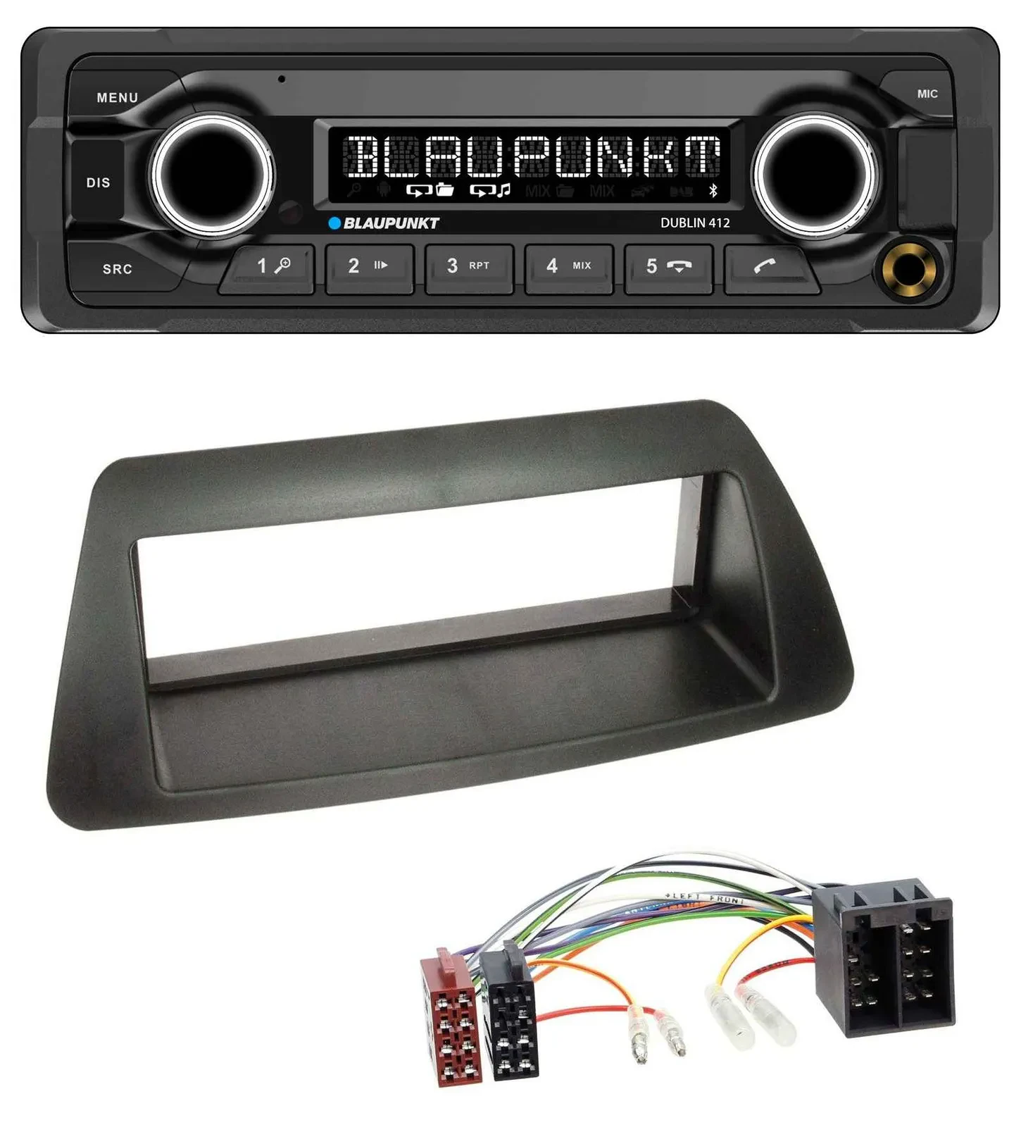 Автомагнитола для Fiat Bravo, Brava, Marea, Marea Weekend Blaupunkt MP3, Bluetooth, USB, AUX