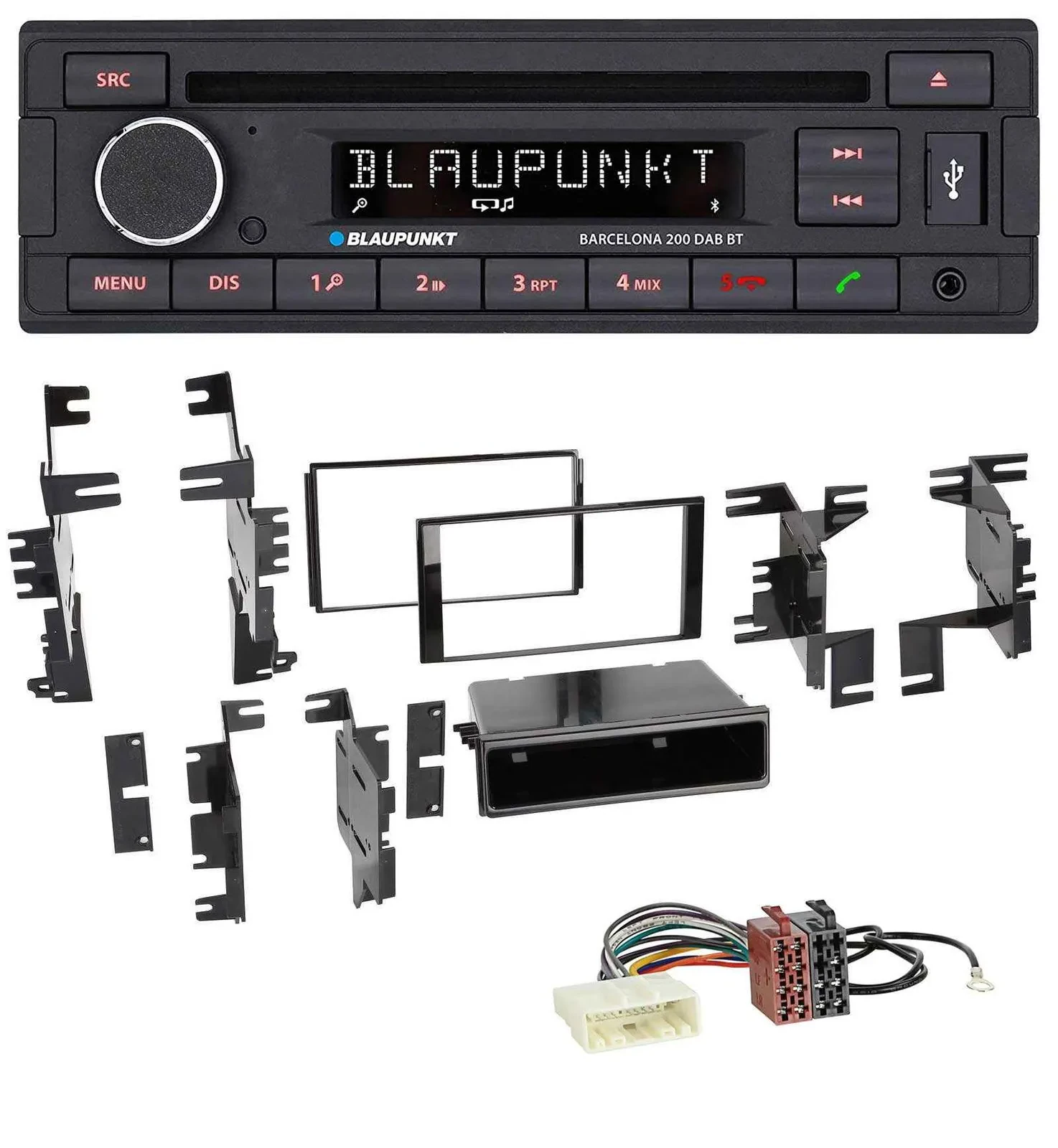 Blaupunkt USB DAB CD Bluetooth MP3 Autoradio für Nissan Cube ab 09 Frontier ab 1
