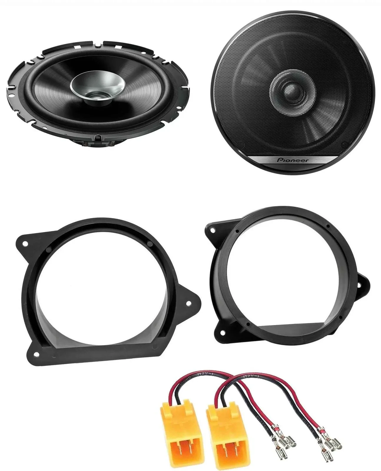 Pioneer 16,5cm 280Watt Lautsprecher für Peugeot 207 ab 06 Fronttür Auto Boxen