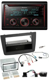 Pioneer 2DIN DAB Lenkrad Bluetooth USB CD Autoradio für Alfa Romeo Mito 08-14 sc