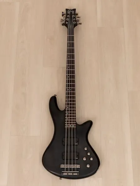 Бас-гитара Schecter Research Stiletto Studio-8 HH Black w/case Korea 2018