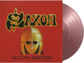 Виниловая пластинка Saxon – Killing Ground, красно-серебристый мраморный винил (Релиз 2001)