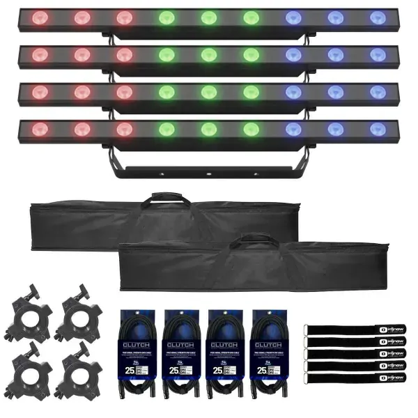 Светодиодный прибор Chauvet DJ COLORBANDH9ILS с аксессуарами (4 штуки)