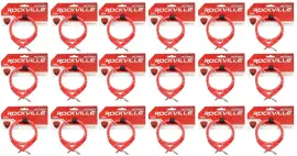 Коммутационный кабель Rockville RCTR103R Red 0.9 м (18 штук)