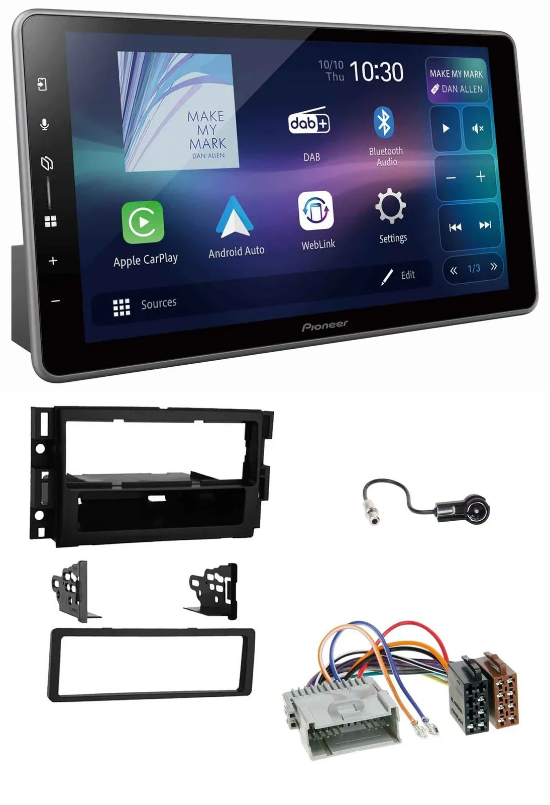 Pioneer Bluetooth USB DAB MP3 Autoradio für Buick Enclave 2008-2012 Lucerne 2006