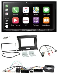 Pioneer 2DIN Lenkrad USB DAB DVD Bluetooth Autoradio für Ford Ranger XL ab 02/20