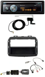 Pioneer Bluetooth DAB Lenkrad USB CD Autoradio für Fiat 500 L (ab 2012)