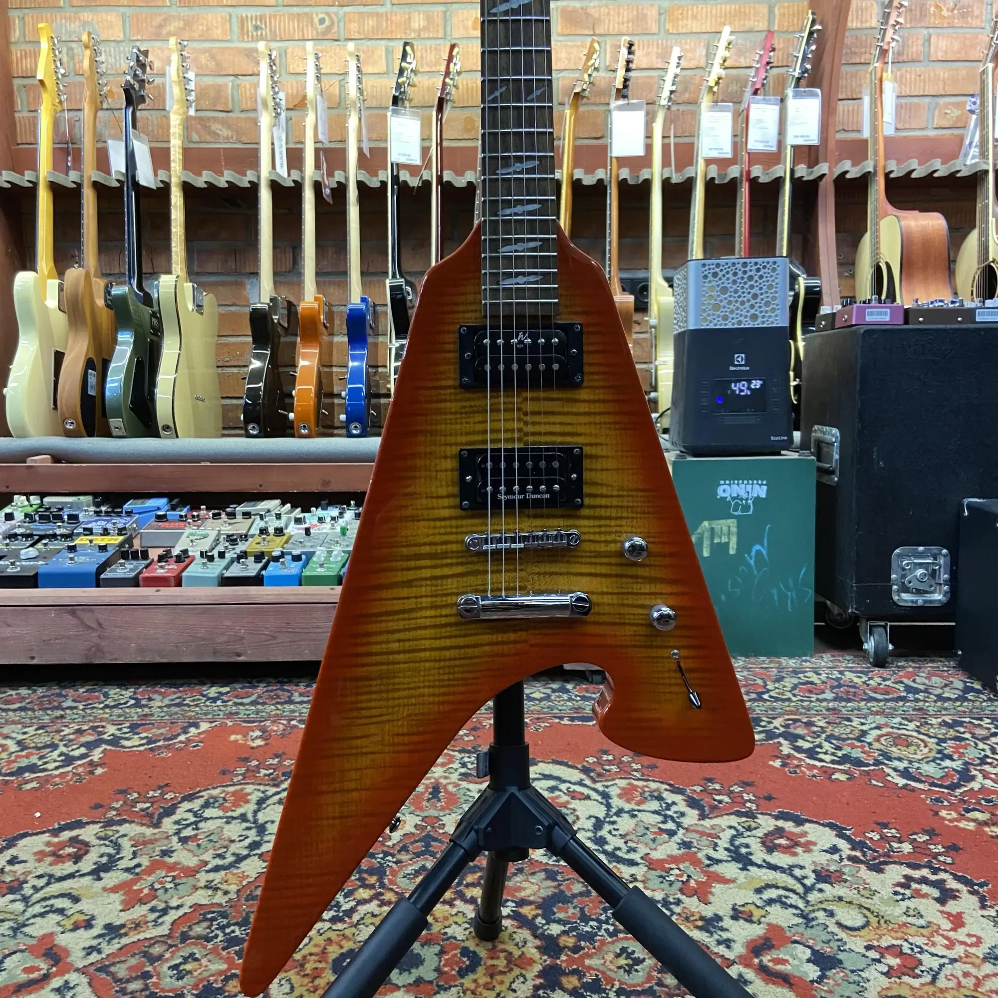 Электрогитара Washburn Lyon LPT80 SBPAK HH Jason Krause Sunburst China 2010s W/Gigbag