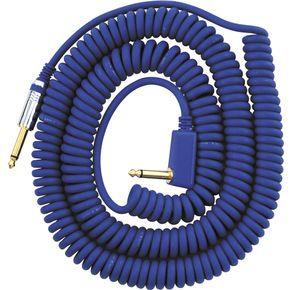 Инструментальный кабель VOX Vintage Coiled Cable VCC-90BL 9м