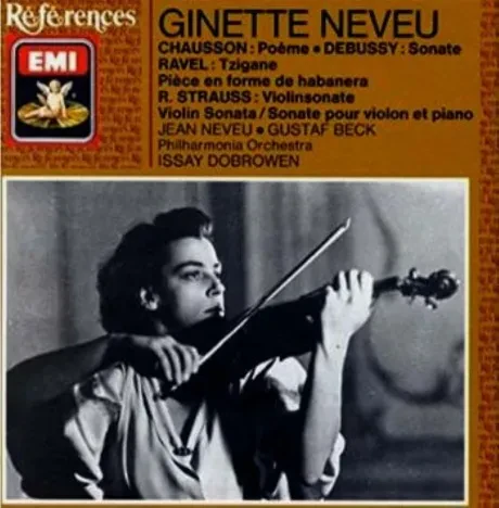 GINETTE NEVEU - Chausson, Debussy, Ravel, R. Strauss: Werke Fuer Violine (CD)