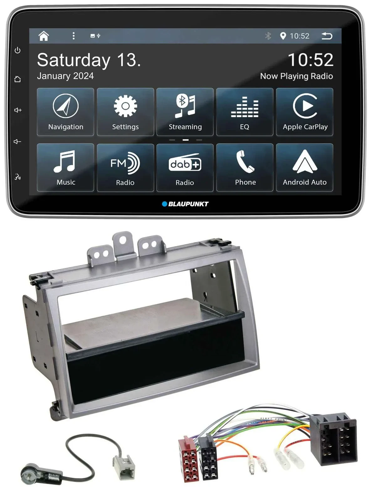 Blaupunkt USB DAB SD MP3 Bluetooth Autoradio für Hyundai i20 (08-11) Ablagefach