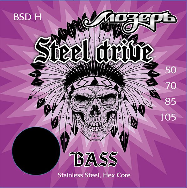 Струны для бас-гитары Мозеръ Steel Drive BSD-H