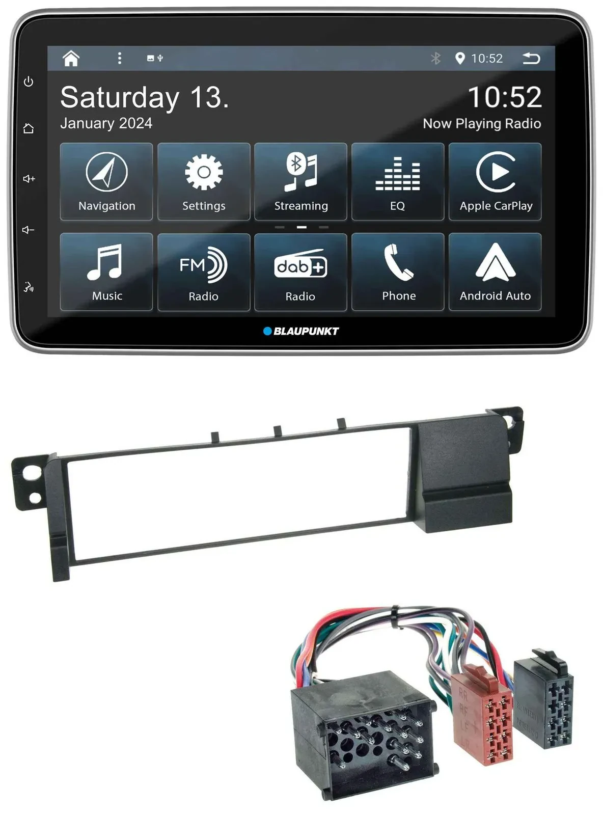 Blaupunkt USB DAB SD MP3 Bluetooth Autoradio für BMW 3er E46 (Rundpin, ab 1998)