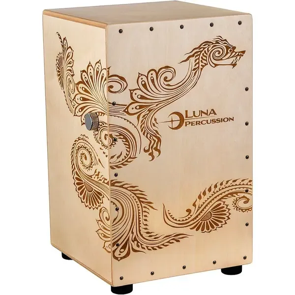 Кахон Luna Henna Dragon Cajon With Gig Bag 12 in. Birch