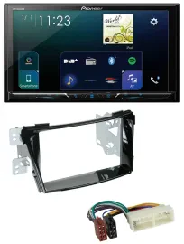 Pioneer MP3 Bluetooth USB 2DIN DAB Autoradio für Hyundai i40 ab 2016 Typ VF Klav